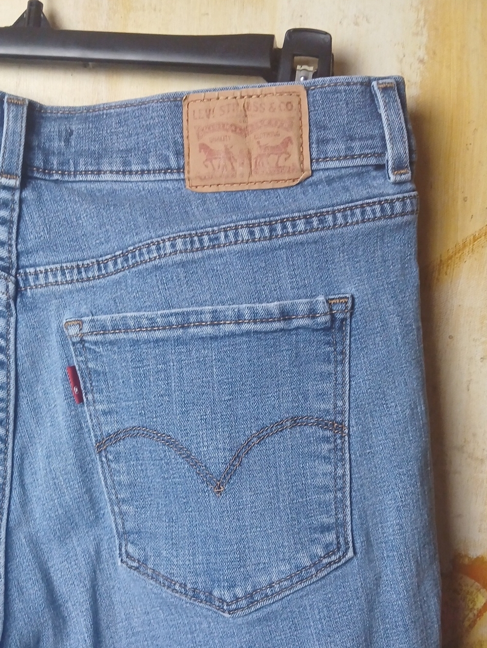 Signature Levi Strauss Classic Denim Bermuda Shorts Size 30 W30 - Picture 4 of 7